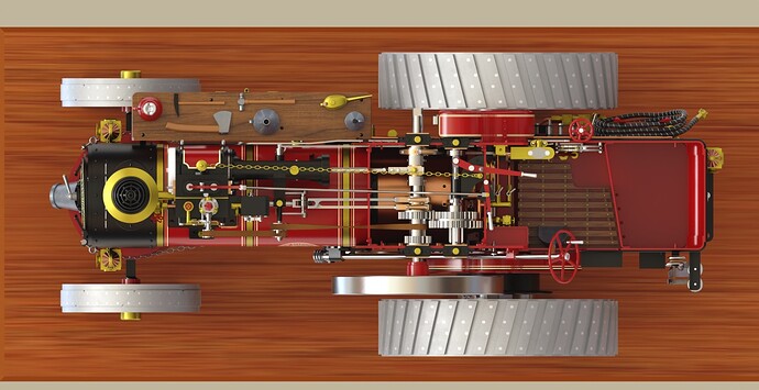 Tractor Top View No Canopy