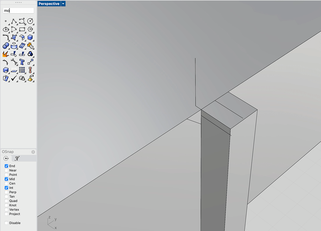 (BUG) Osnap lines Rhino for Mac McNeel Forum