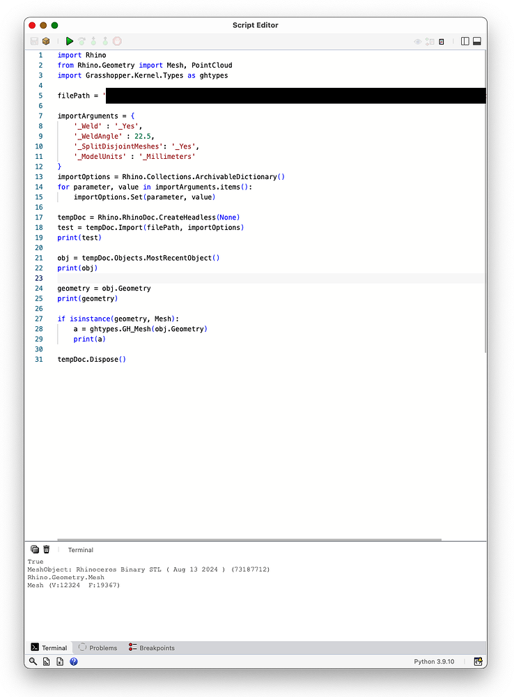Headless document mesh to gh mesh grasshopper developer mcneel forum