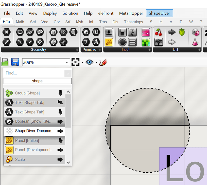 An error occured in the display pipeline KaroroCAD in Rhino 8 Windows