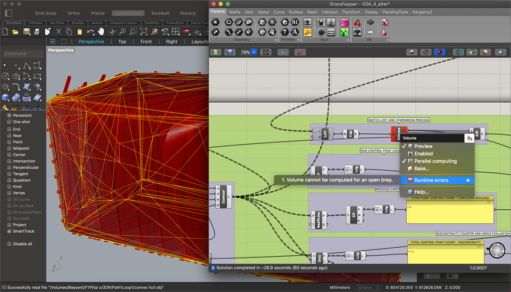 How do I solve the open brep issue in