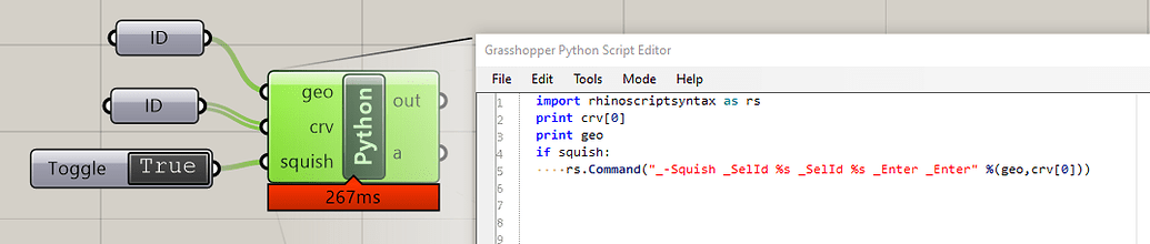 Squish + curves via Python - Scripting - McNeel Forum
