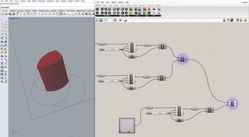 How to INTERSECT MULTIPLE OBJECTS in one time? - Grasshopper - McNeel Forum