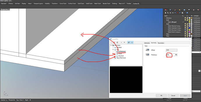 '0' Thickness Finish