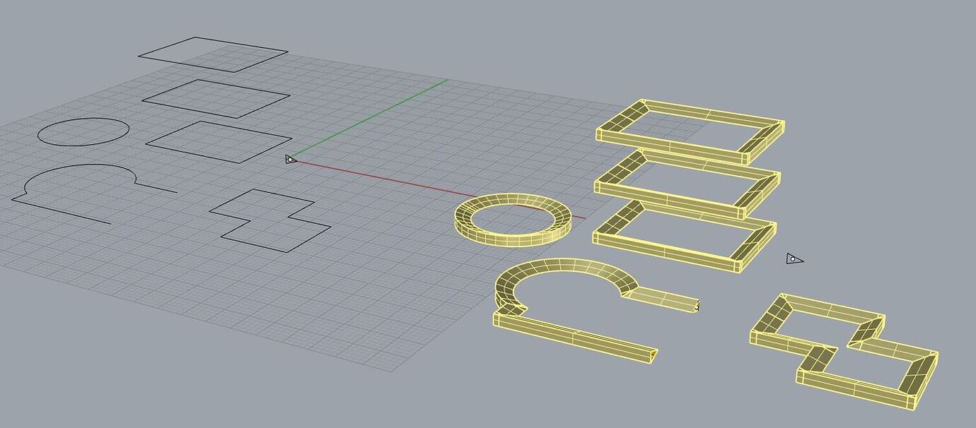 Sweep one section curve with a reference point to multiple rails