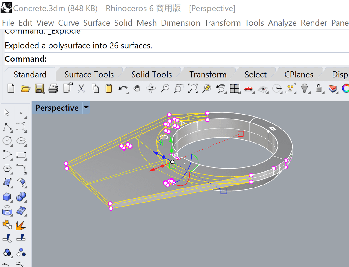 How to make solid (Open polysurface to solid) in rhino Rhino for