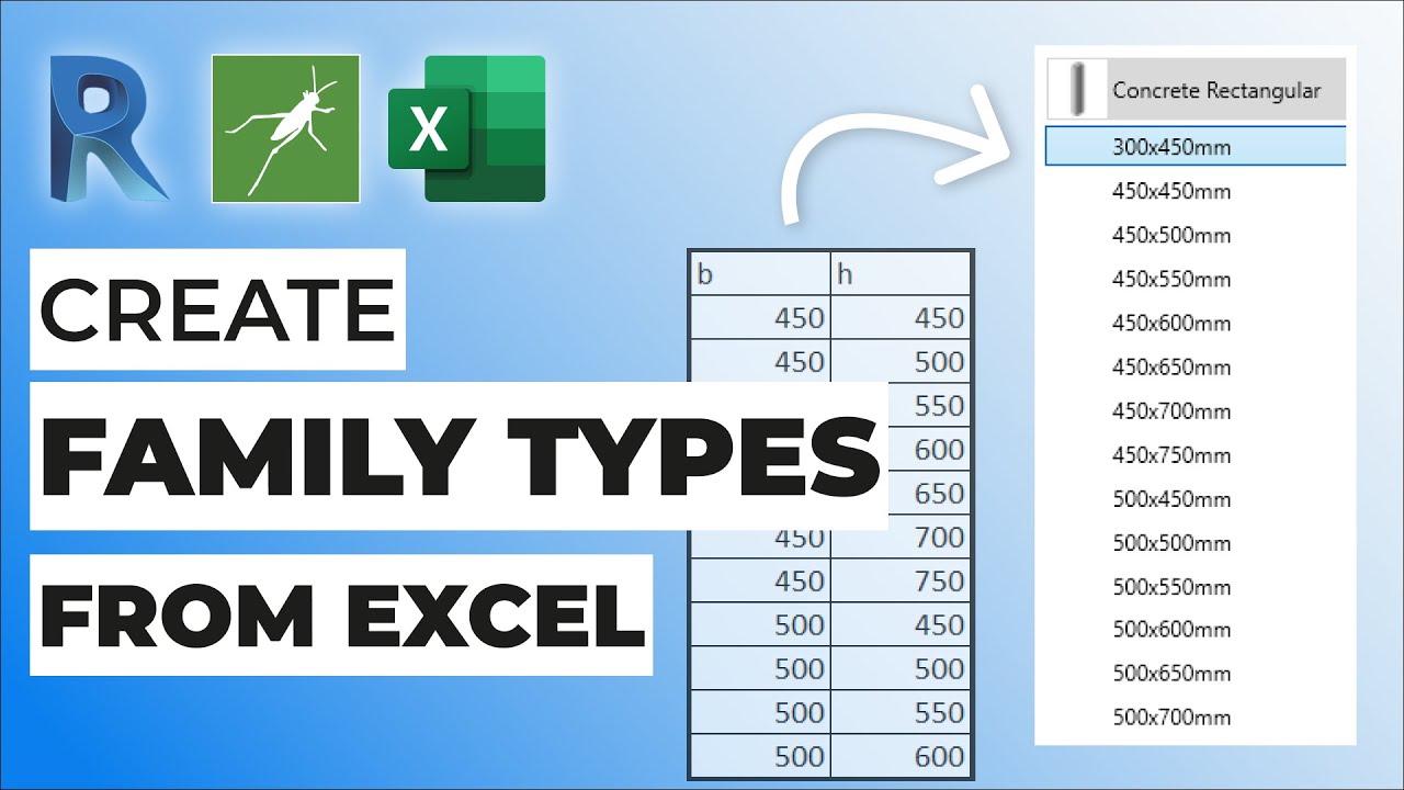 Import Excel Into Revit