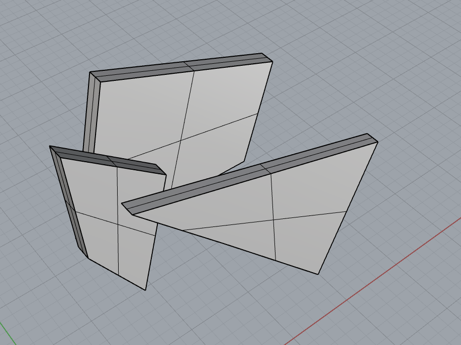 How can you make flat an object made up by many different sheets 