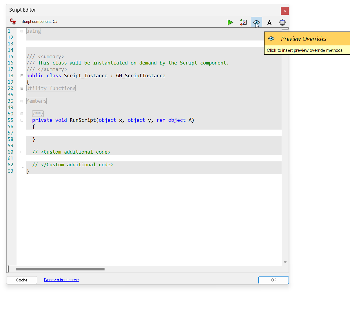 Rhino 8 Grasshopper Script Editor - Design Feedback - Serengeti (Rhino ...