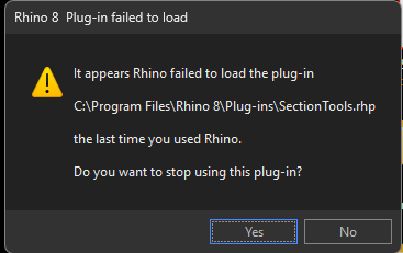 Rhino 8 Crash on opening interface - Rhino - McNeel Forum