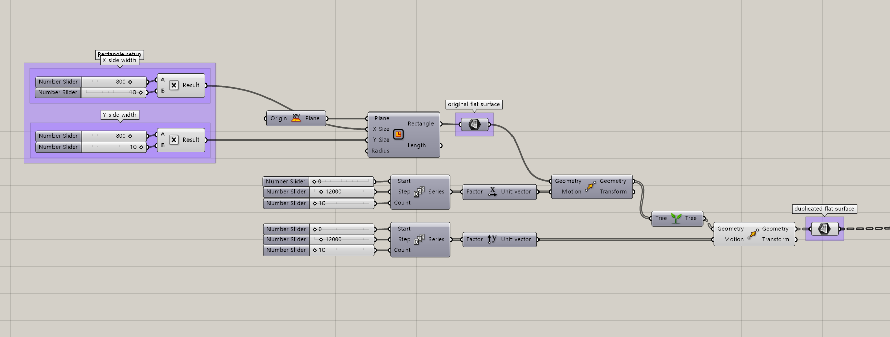 Grasshopper error - square geometry series to parametric manipulations ...