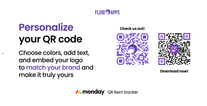 QR Item Tracker - QR Code Branding