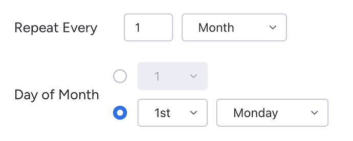 weekday-based-monthly-schedule