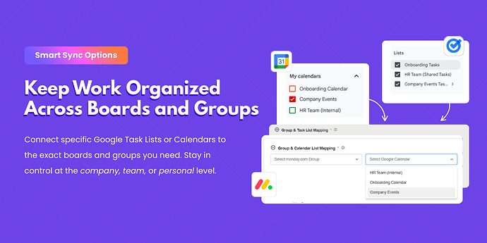 Tasks & Calendar Sync