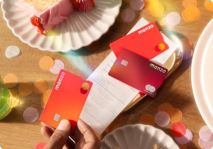 Monzo - Cards and Cake
