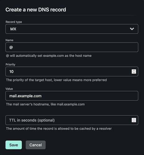 netlify-domains-add-mx-record