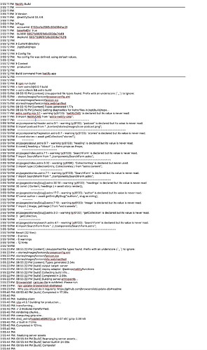 Log from Netlify