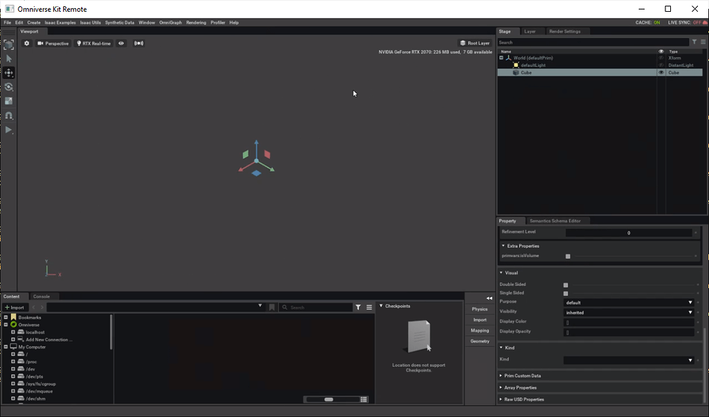 Isaac Sim installation - Omniverse server failure and gray scenario in ...