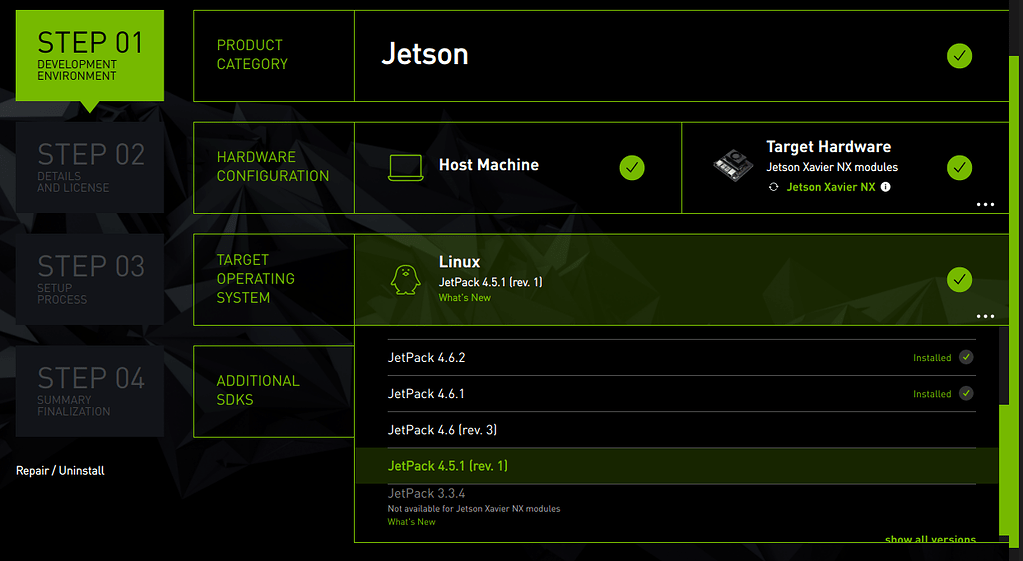 How can I install JetPack4.5.2(R32.5.2)? Jetson Xavier NX NVIDIA