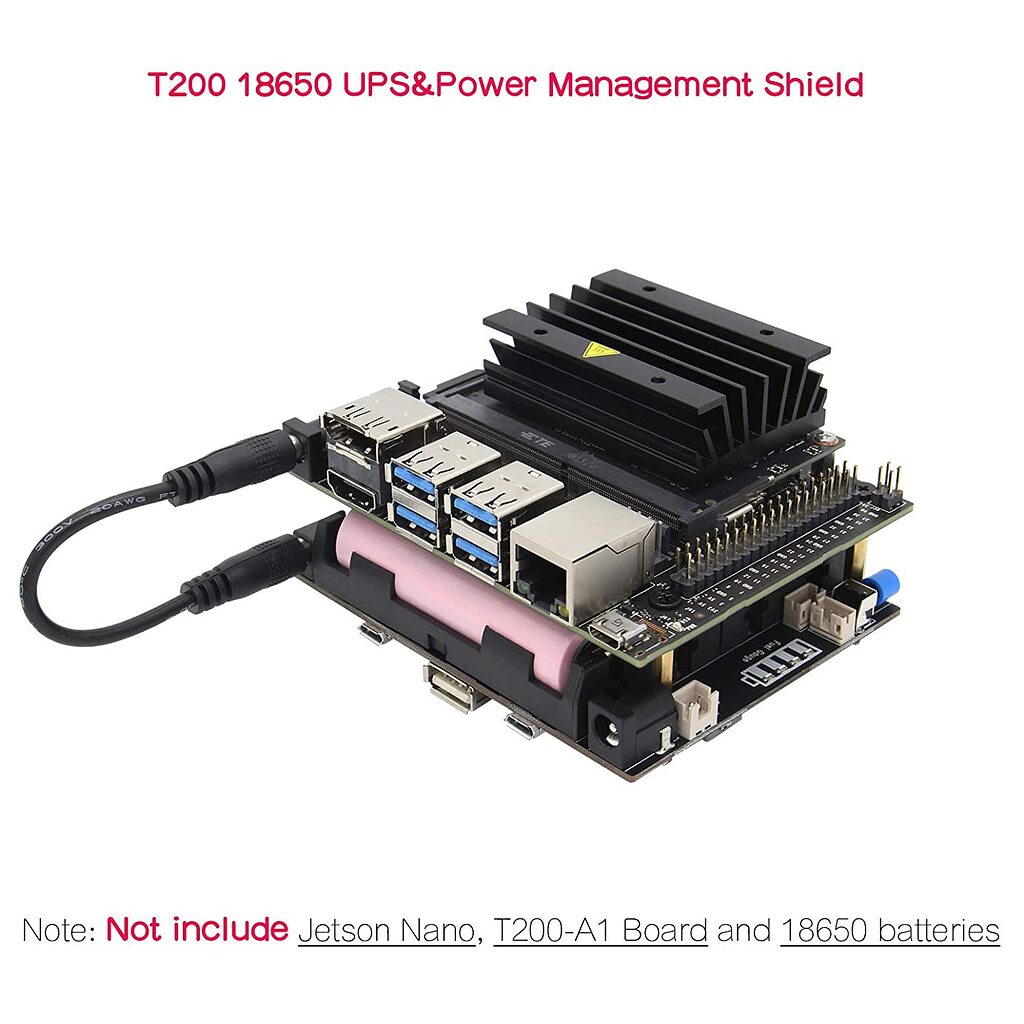 Geekworm Jetson Nano 18650 UPS (5.1V Max. 8A Output) Jetson Nano NVIDIA Developer Forums