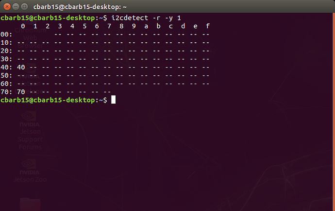 i2cDetect