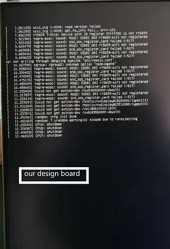 our design board