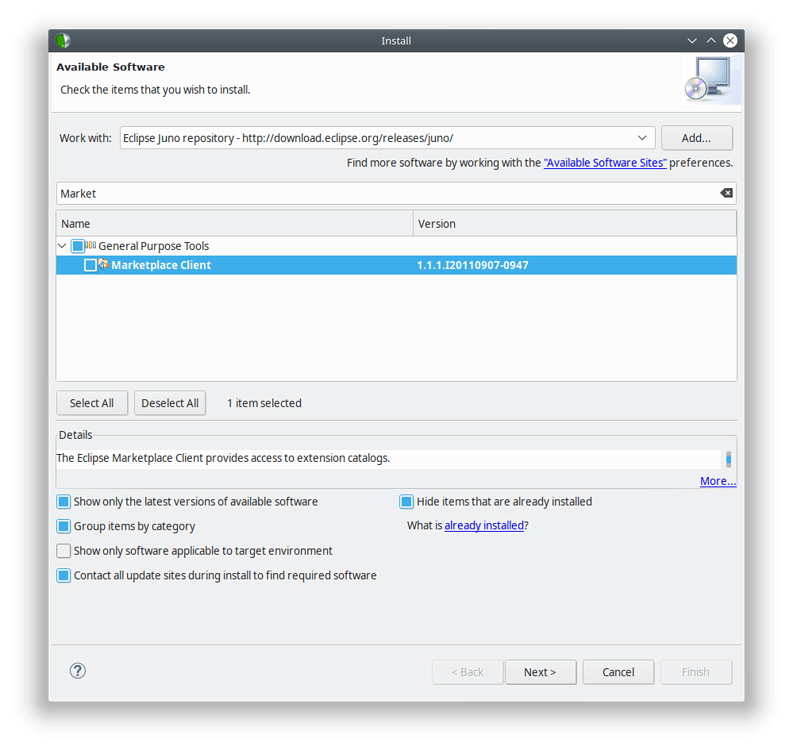 Unable to install Marketplace Client to Nsight 2 by Constantin CUDA Developer Tools