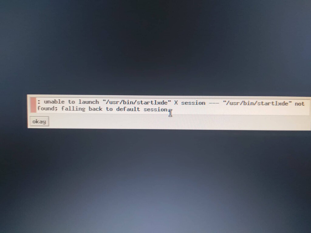 Unable to launch "/usr/bin/startlxde" Jetson Nano NVIDIA Developer