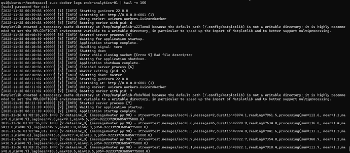 Analytics engine is receiving Redis messages