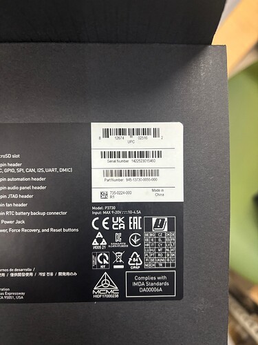 bts シリアルナンバー Jetson AGX Orin 64GB – Power Failure, Beeping Sound, Cannot