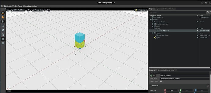 Cubes falling and stacking up in the stage