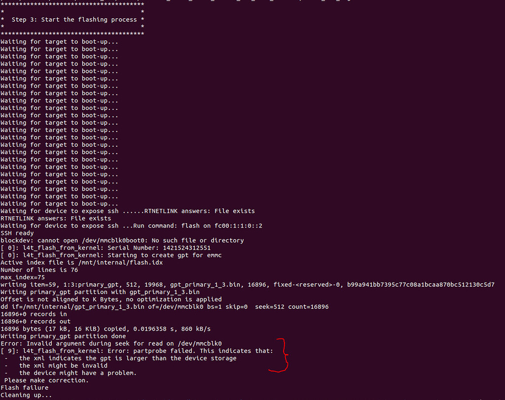 Error flashing NVMe: /Linux_for_Tegra/bootloader/signed
