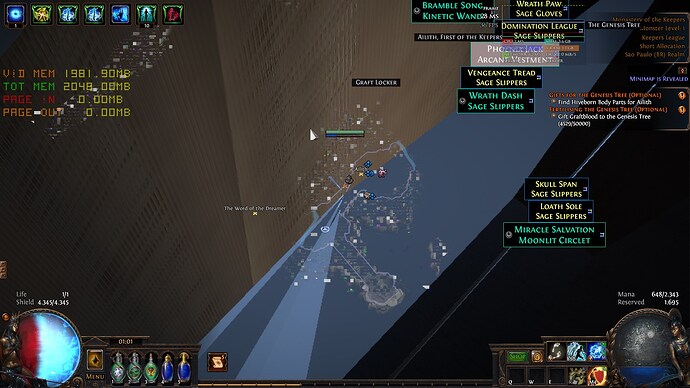 Glitch path of exile