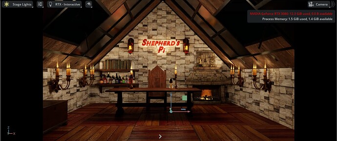 Attic Scene With Physx