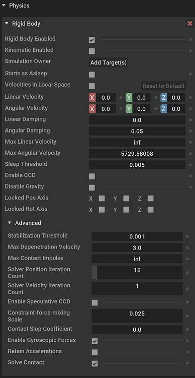 Add rigidbody with python no property disable gravity RAW USD ...