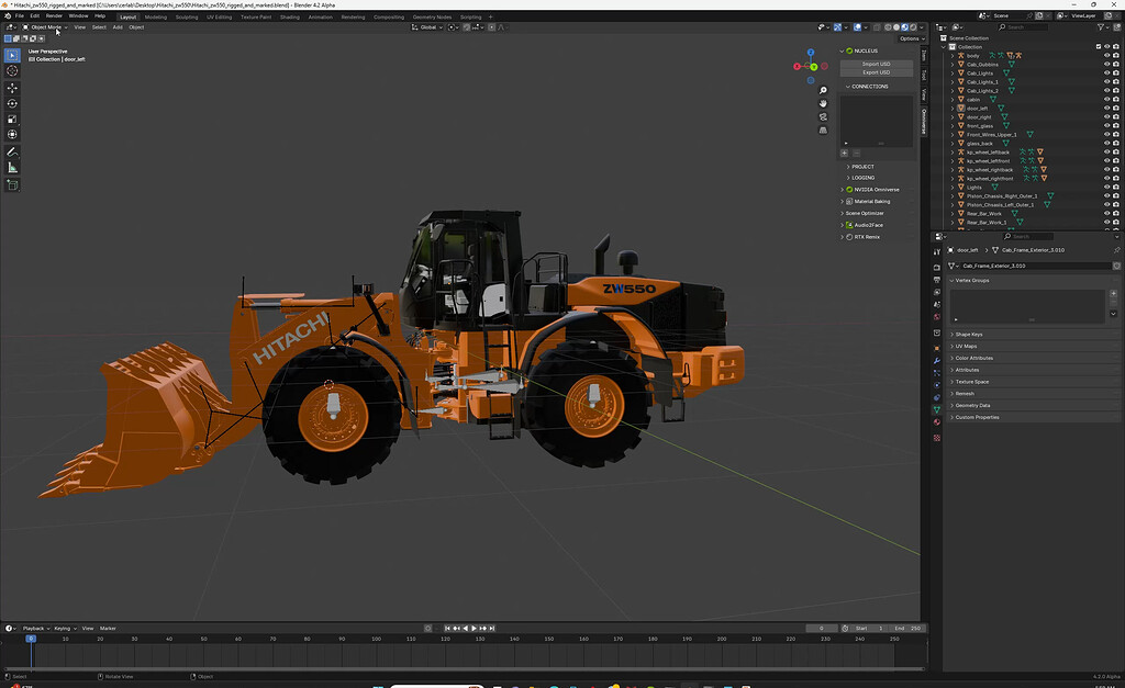 Armatures in Blender do not work in Isaac sim Isaac Sim NVIDIA
