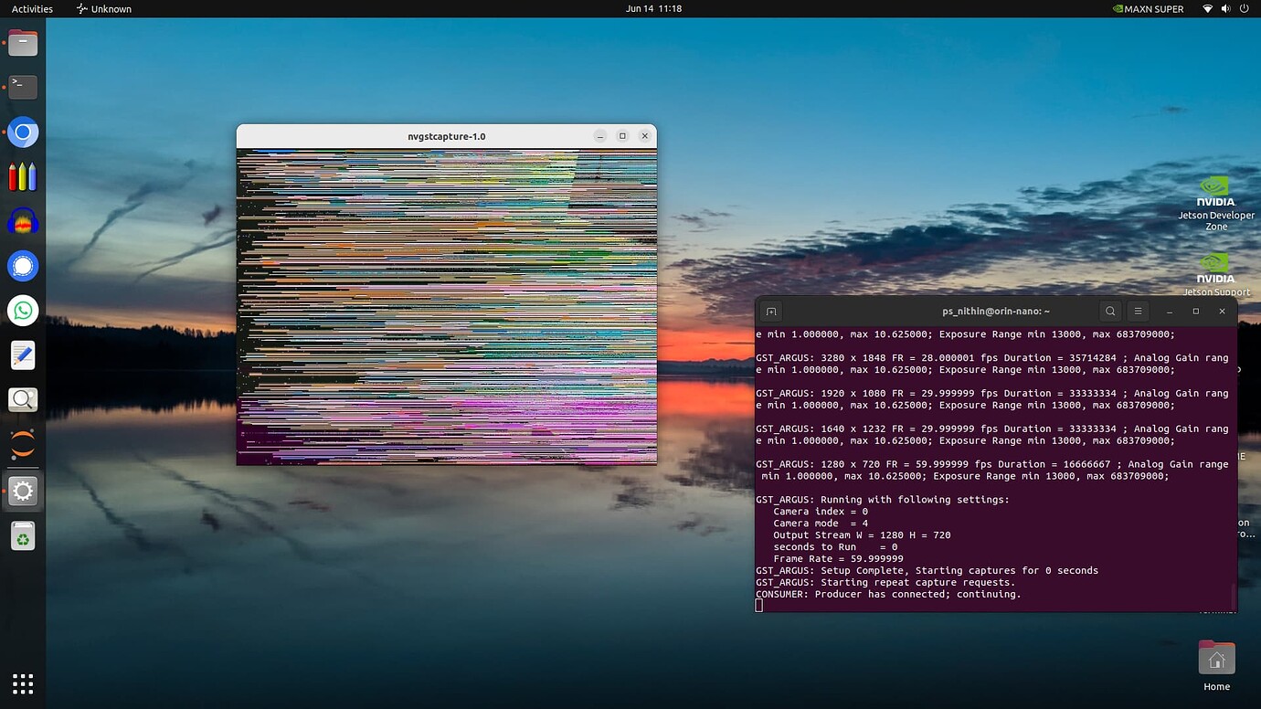 Raspberry pi camera v2 gives noisy output on orin nano - Jetson Orin ...