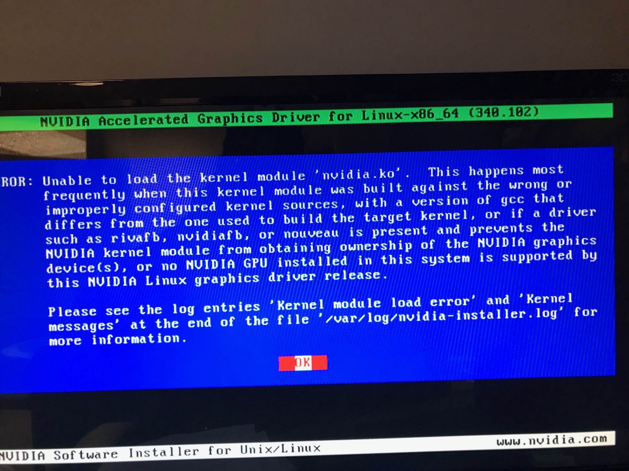 can't configure Zalman M240W stereo monitor after driver update Linux