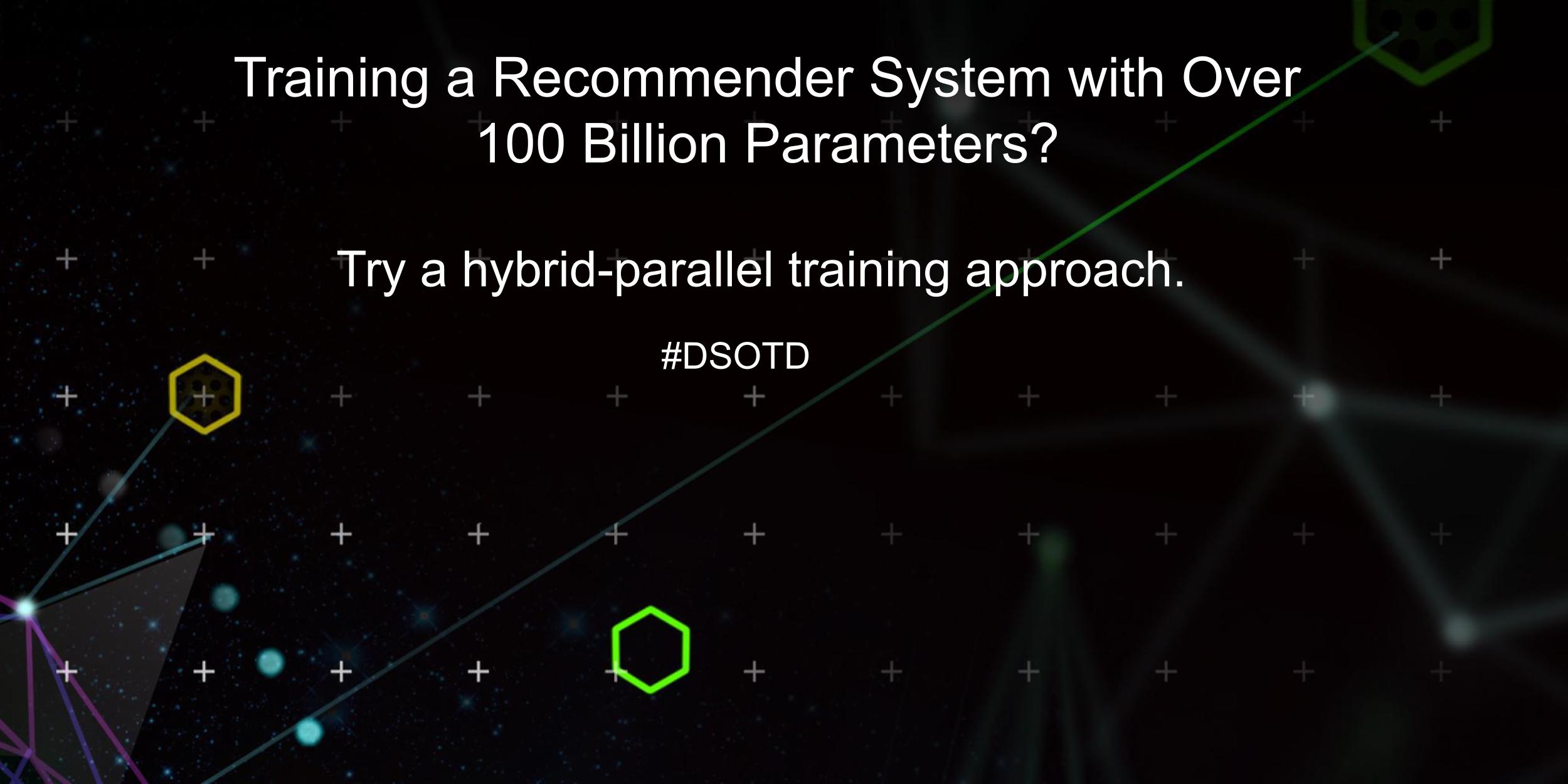 Try a hybrid-parallel training approach.