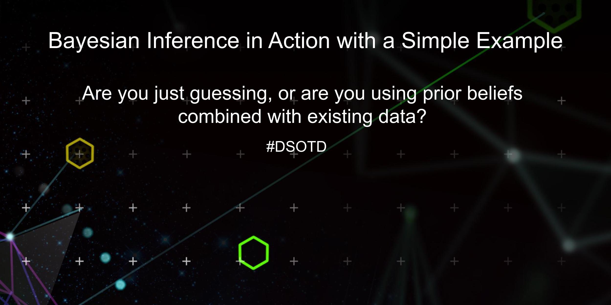 Are you just guessing, or are you using prior beliefs combined with existing data?