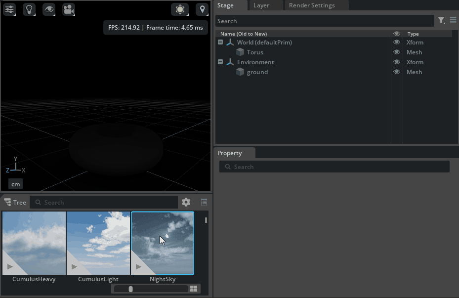 SkyMaterialSetting