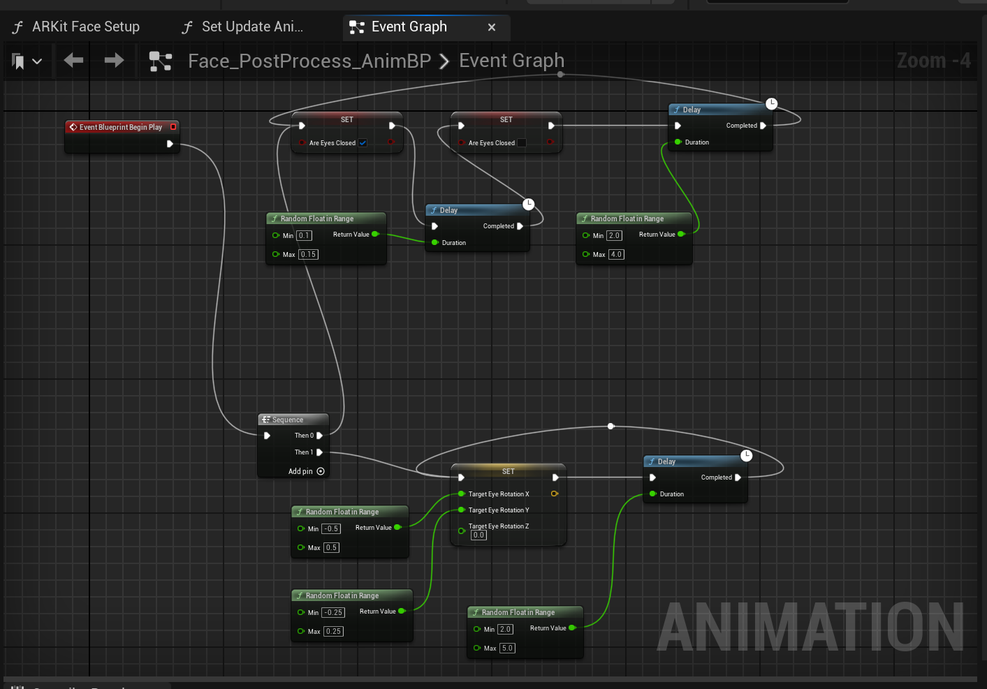 Decoupling the eye data in A2F Livelink with Unreal Engine