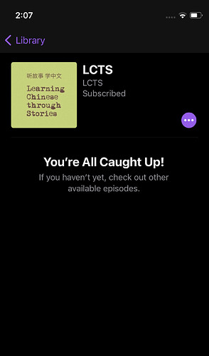 Episodes not populated in Apple Podcast