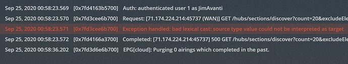 LiveTV Error on AmazonTV