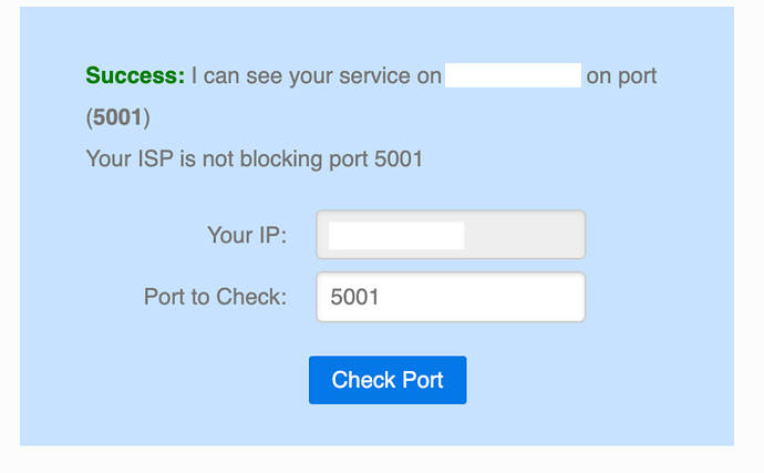 Plex 05 - 5001 open never issue