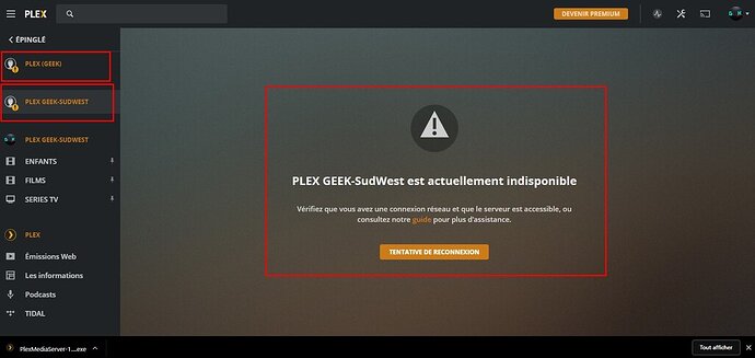 Plex probleme