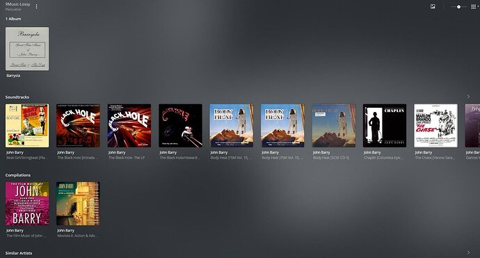 John Barry weird categorization in Plex