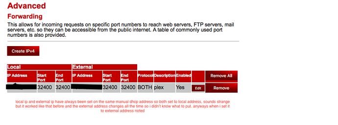 router port forward screenshot
