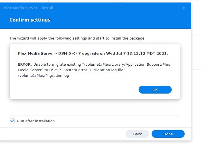 migration error