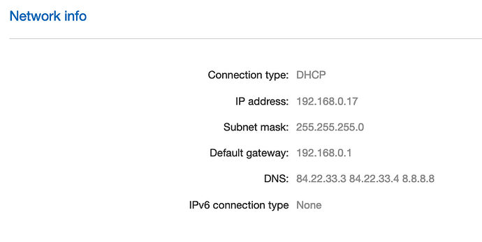 Router Connected to Mac IP Address